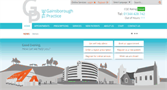 Desktop Screenshot of gainsborough-practice.co.uk